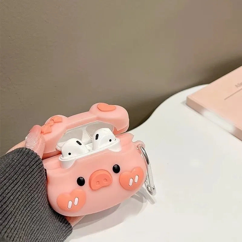 Pink Chubbie Piggie AirPods Case π·π