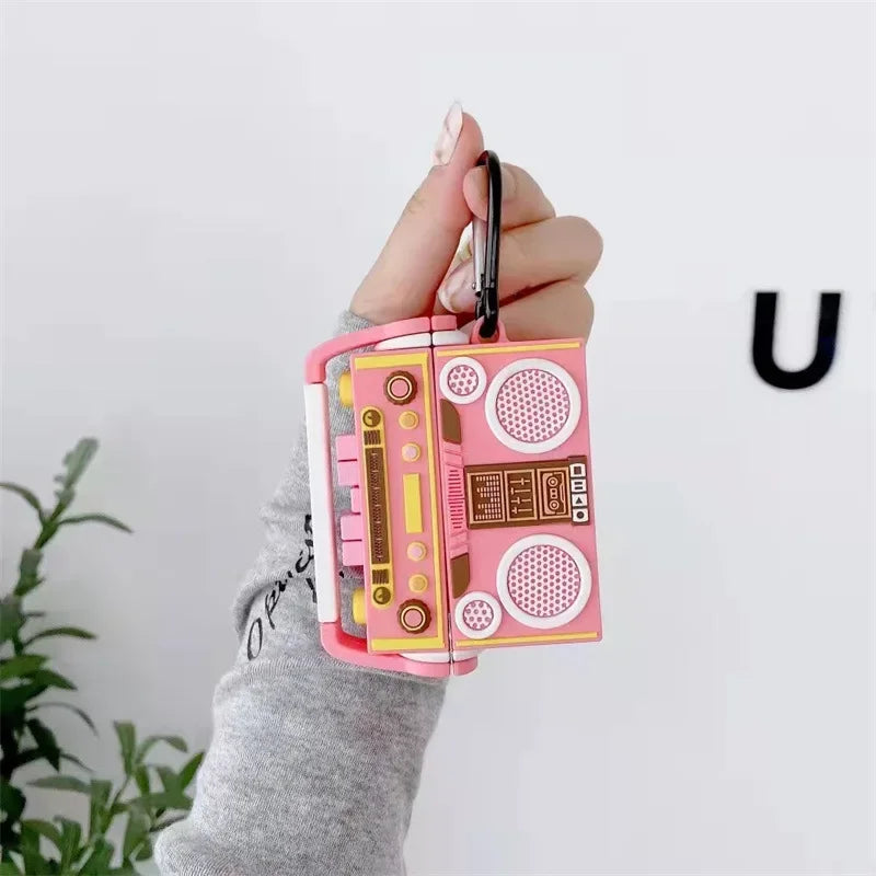 Pink Retro Radio AirPods Case 📻💖