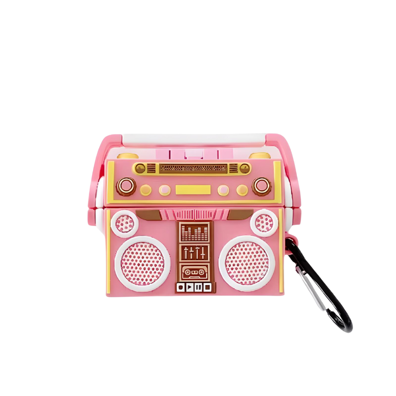 Pink Retro Radio AirPods Case 📻💖