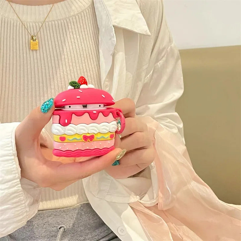 Strawberry Dream Cake AirPods Case 🍰