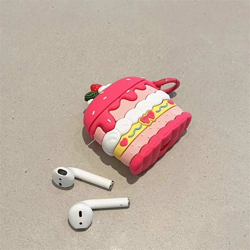 Strawberry Dream Cake AirPods Case 🍰