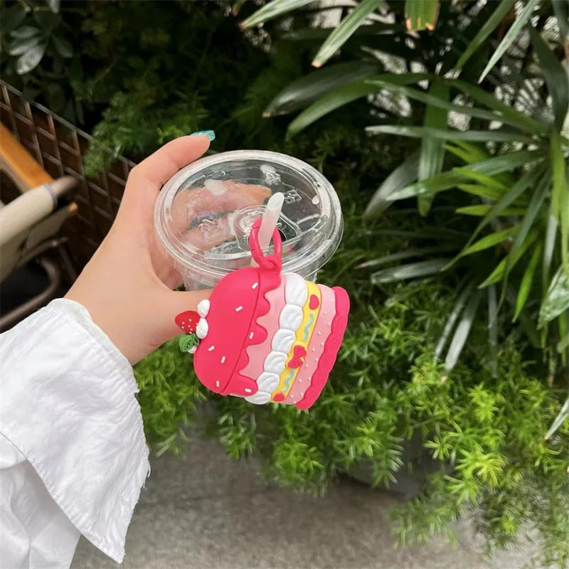 Strawberry Dream Cake AirPods Case 🍰